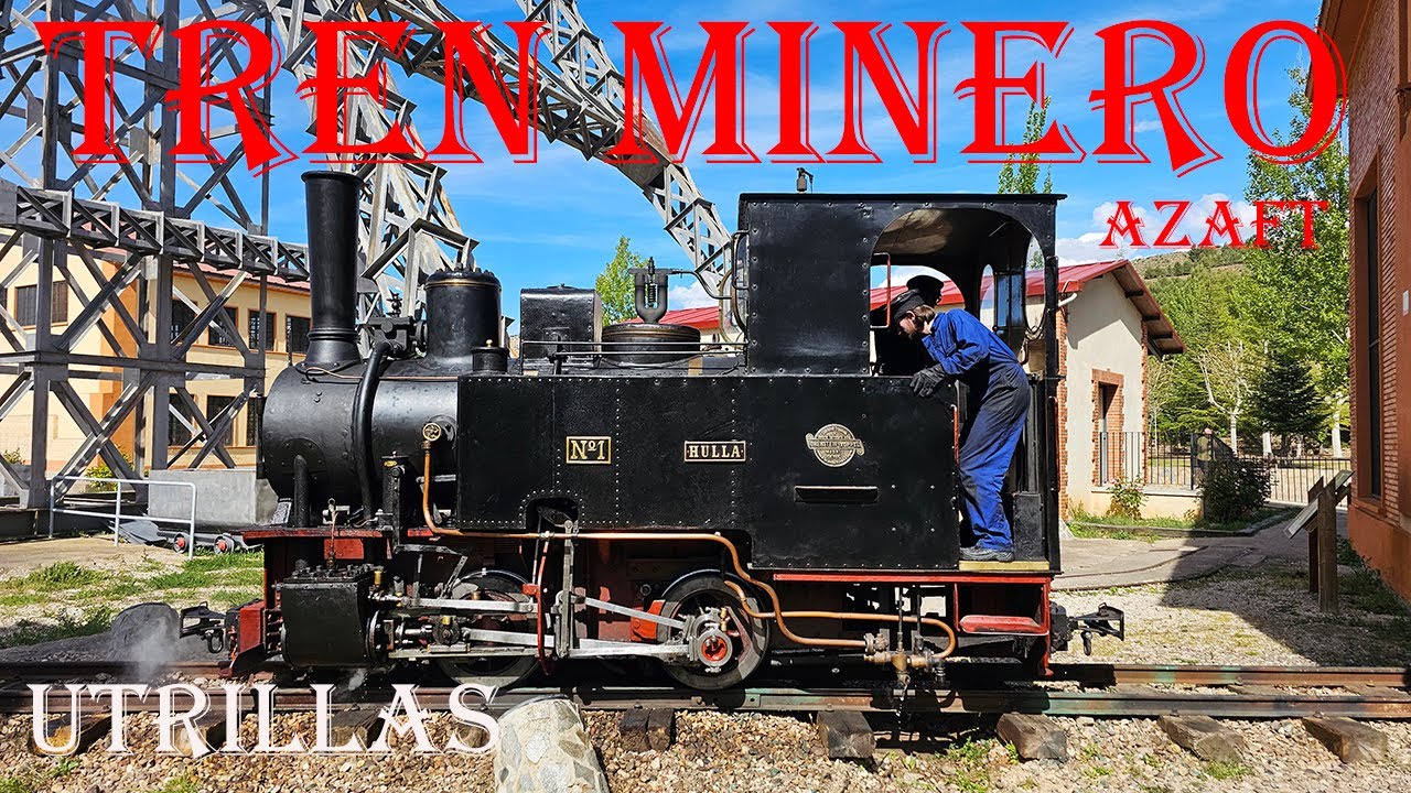 EL TREN MINERO DE UTRILLAS MFU VAPOR VIVO- ASOCIACI&Oacute;N DEL FERROCARRIL AZAFT #tren #minero #utrillas