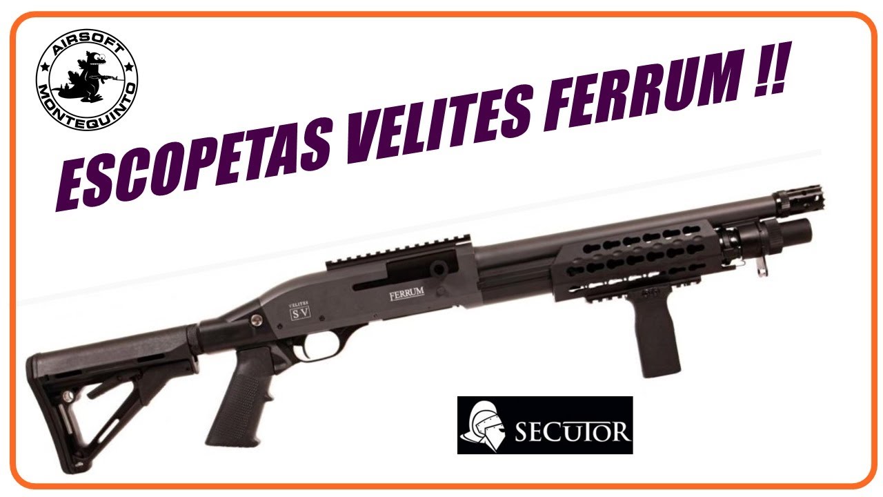 ✔️ MINI REVIEW ESCOPETA VELITES FERRUM S-V GRIS | AIRSOFT MONTEQUINTO
