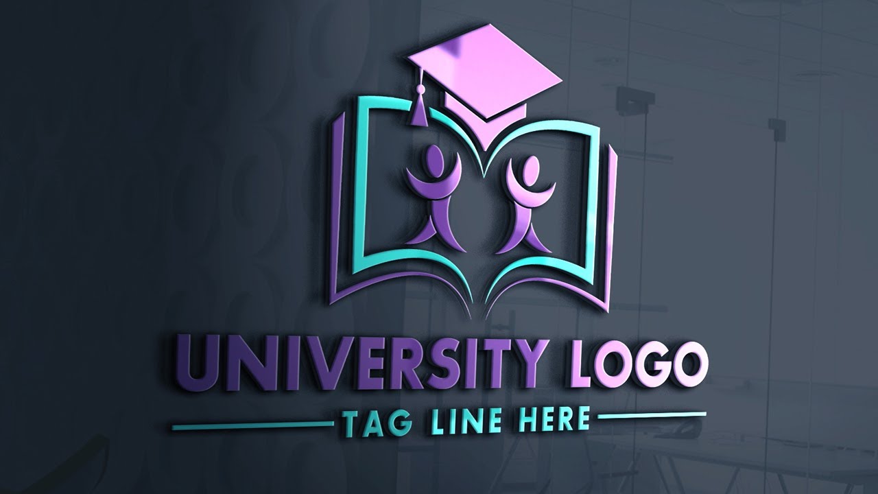 How to create logo design for Education||Rasheed RGD