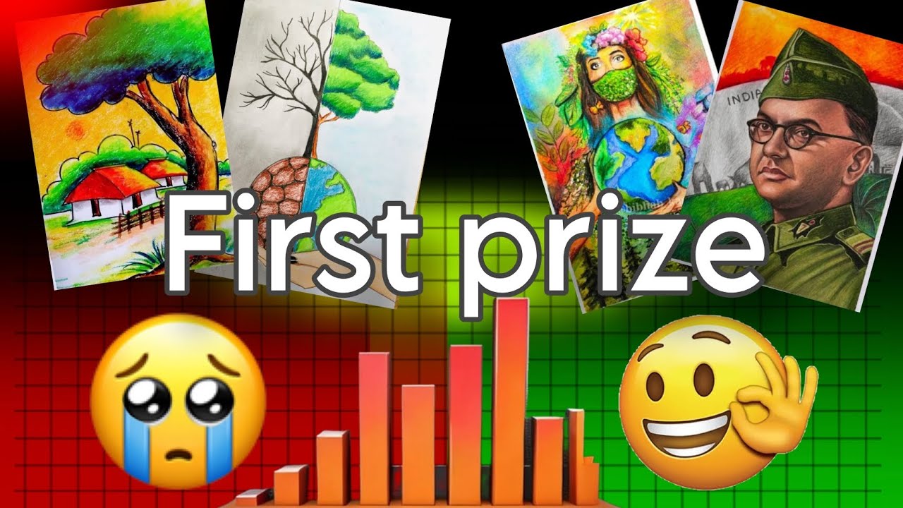 How to get first prize in drawing competition ⁉️