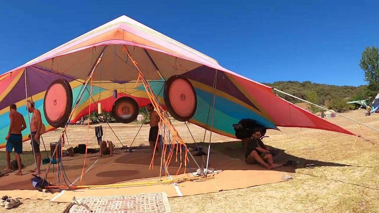 Boom Festival - Walking around (Workshosp, Young Dragons , Beach) Pt1