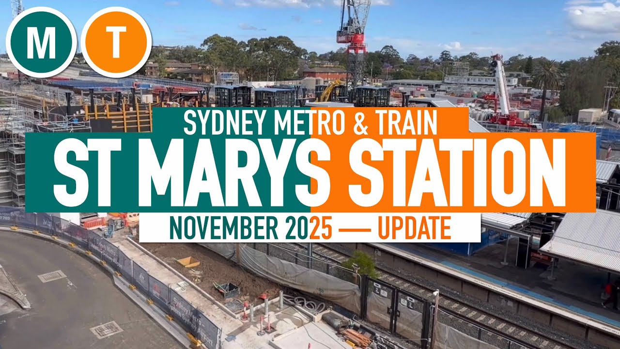 St Marys Metro & Train Station — November 2025