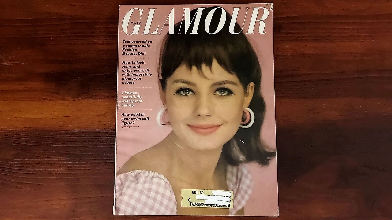Glamour May 1963 Summer Issue | ASMR Magazine Flip Through