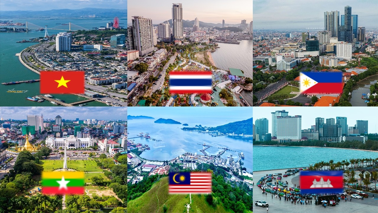Pictures of the some city in each country in Southeast Asia🏙🌎 2026
