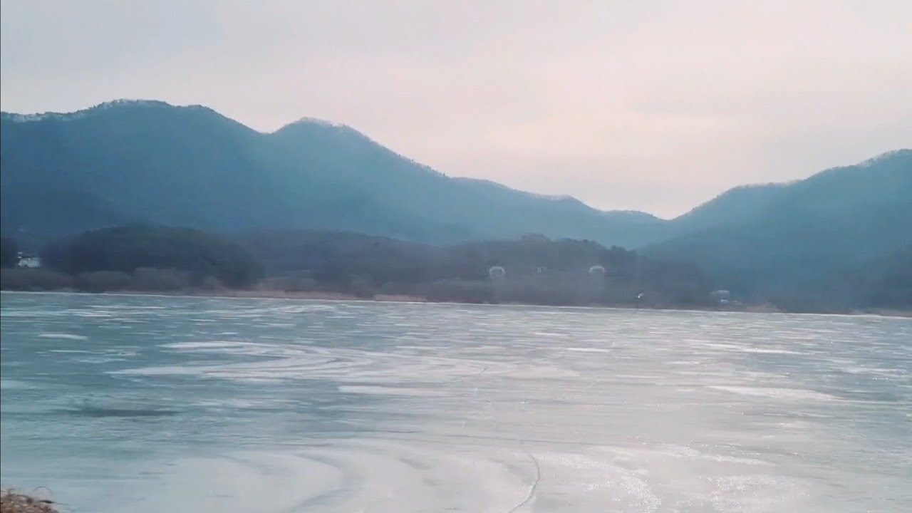 드라이브, 양평, 경강로, Hangang, River, side, frozen,Yangpyeong, drive, Korea,