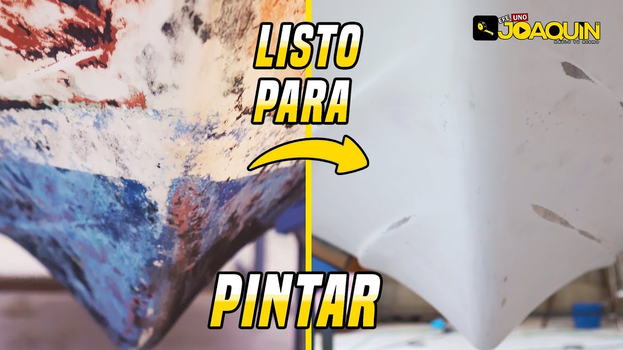 Ep4 RESTAURACIÓN DE UN BARCO PASO A PASO / PREPARACIÓN DEL CASCO ANTES DE PINTAR