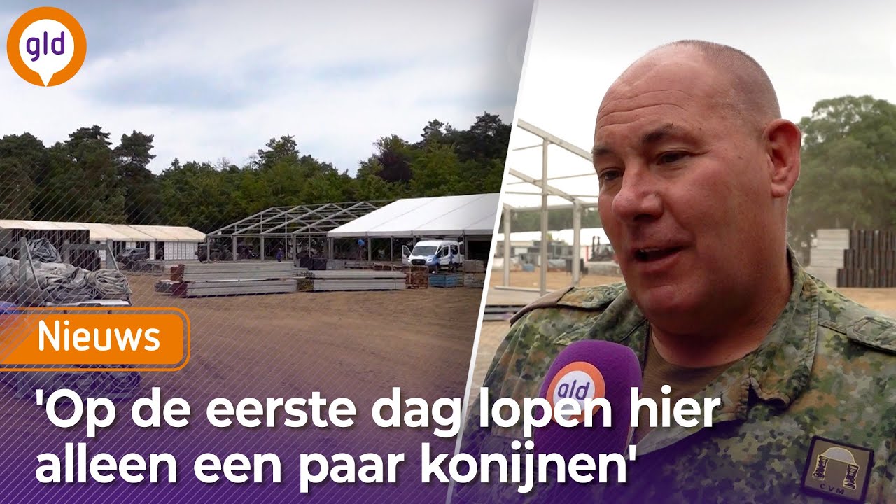 DUIZENDEN MILITAIREN slapen hier tijdens de 4Daagse