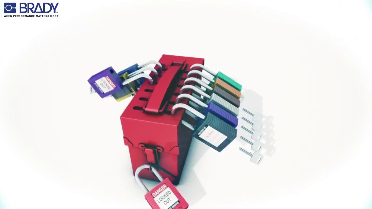 Brady Lockout Tagout veiligheidsprocedure (LOTO)