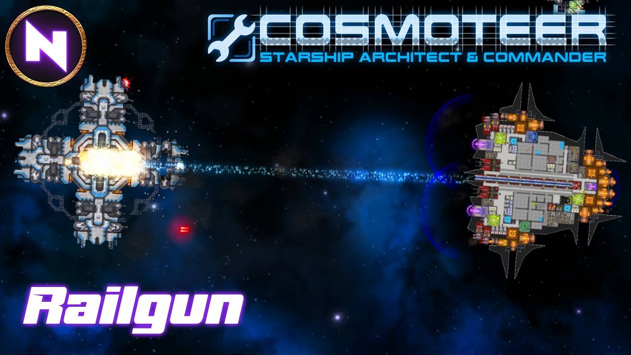 New Railgun Ship vs. Pirate Base 🏴‍☠️ | 04 | COSMOTEER 🚀| Lets Try