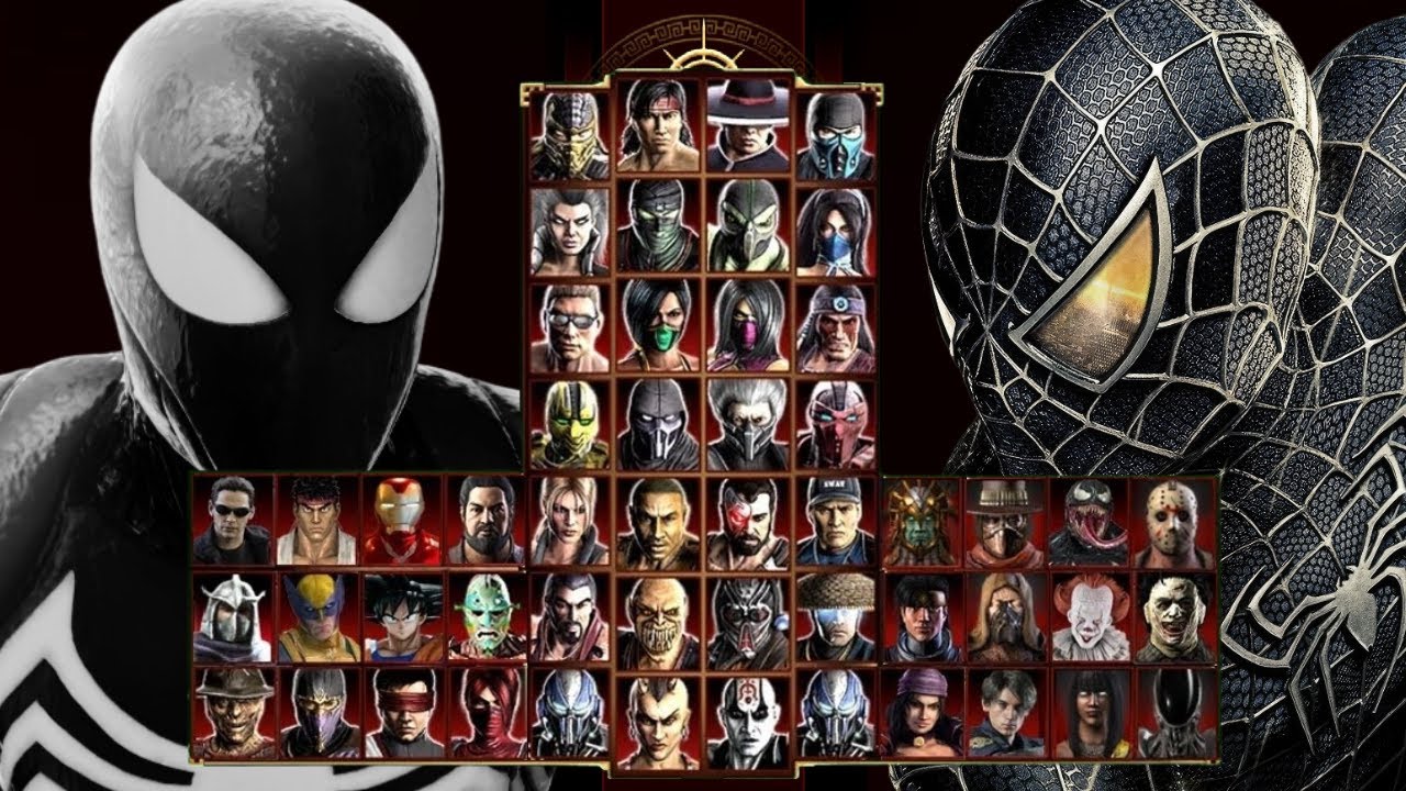 Mortal Kombat 9 - SYMBIOTE SPIDERMAN MOD - Expert Arcade Ladder - Gameplay @ (1080p) - 60ᶠᵖˢ ✔