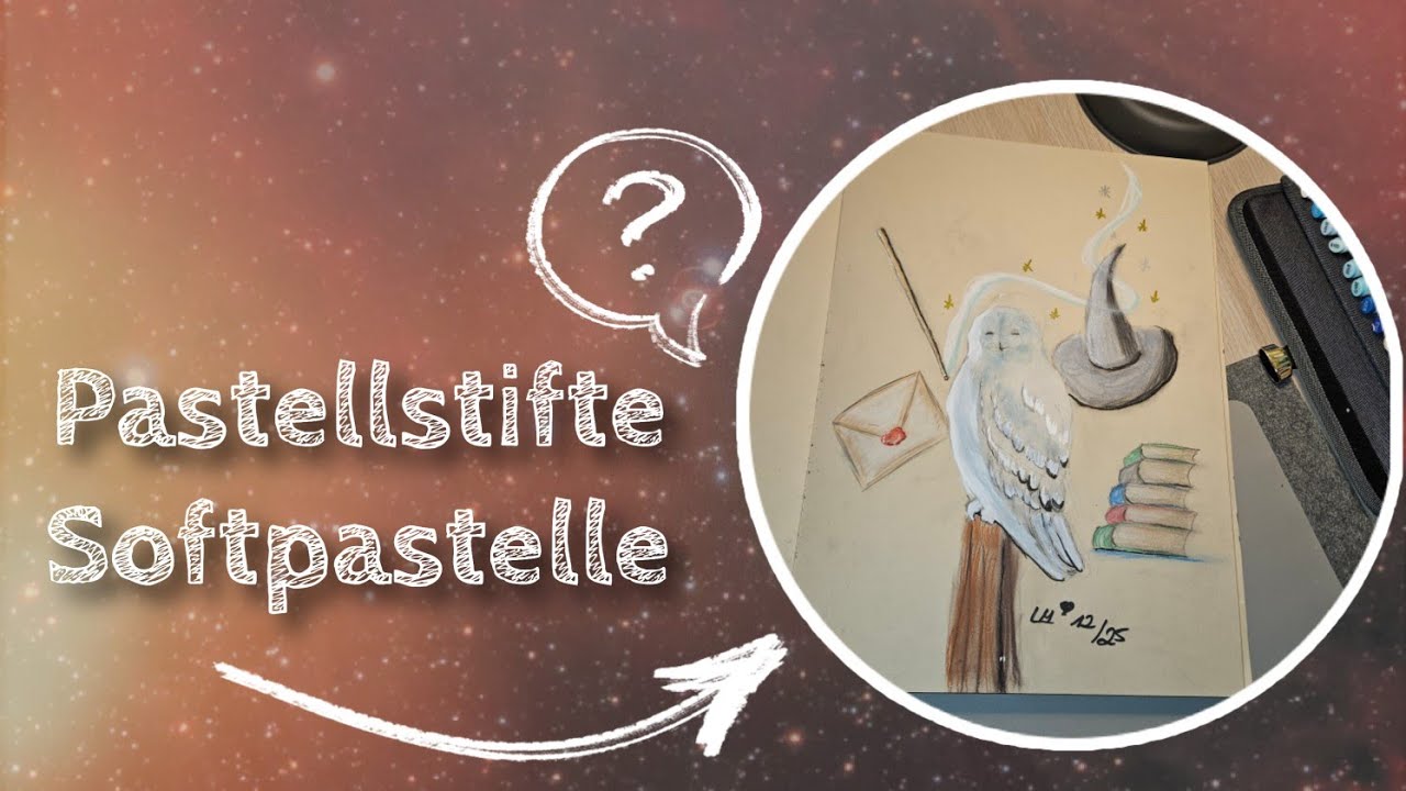 Frohe Weihnachten!  Achtsamkeit mit Pastellstiften und Softpastellen?!