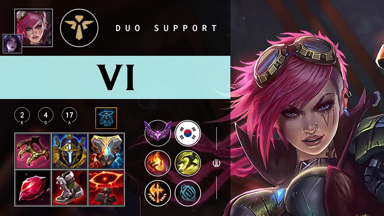 Vi Support vs Maokai - KR Master Patch 26.01