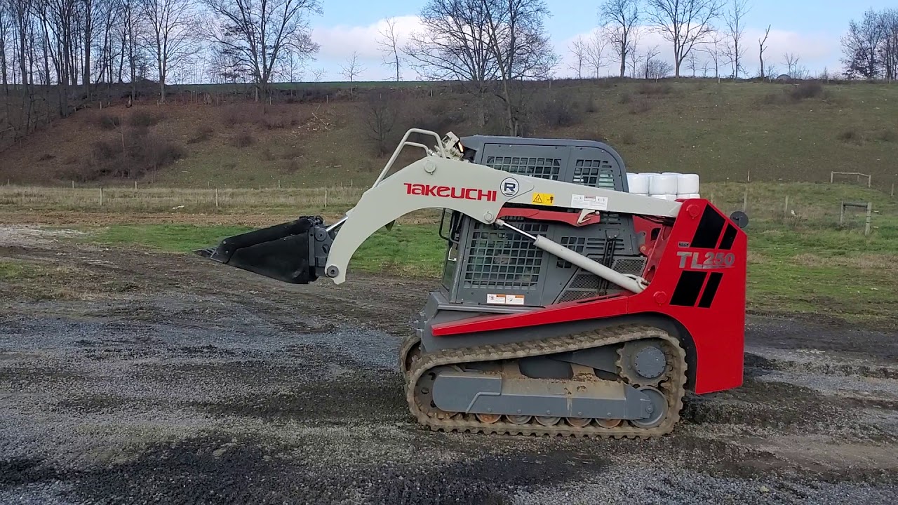 2012 Takeuchi TL250 Compact Tracked Loader: Running & Operating Inspection Video!