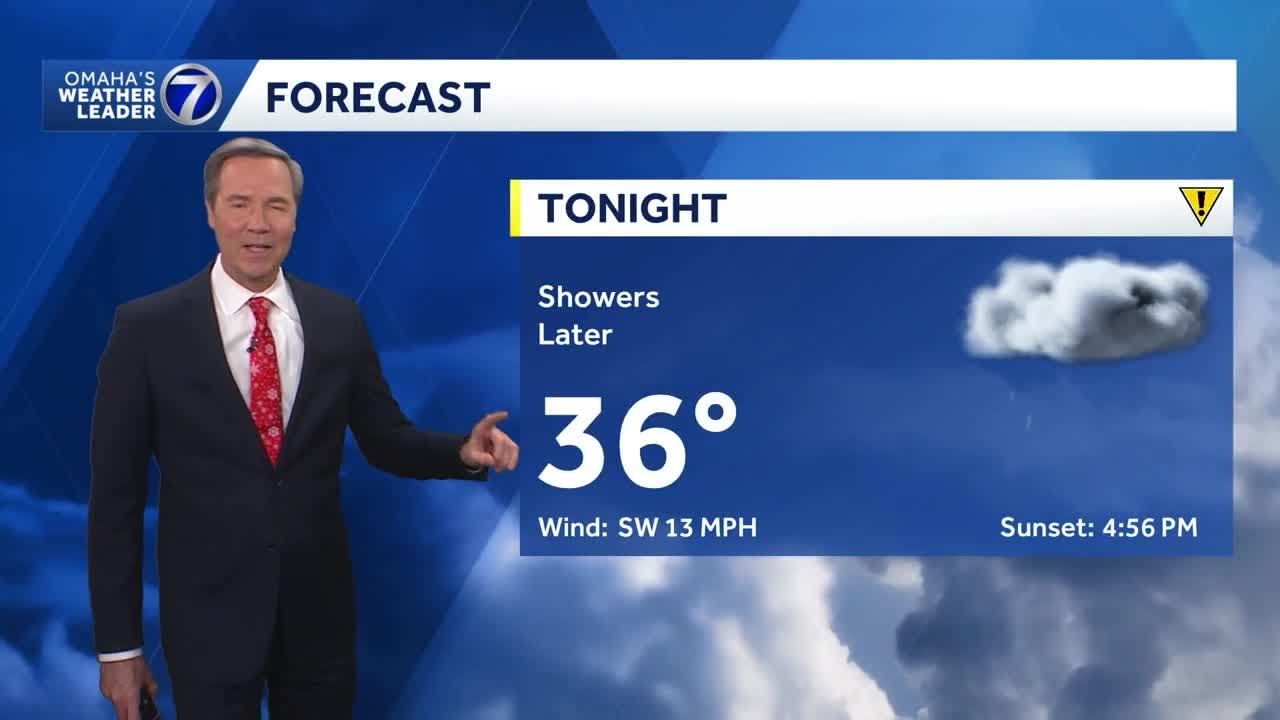 Rain chance tonight around Omaha