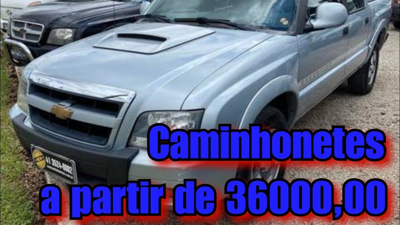 Caminhonetes a partir de 36.000,00 video gravado dia 23/02/2022