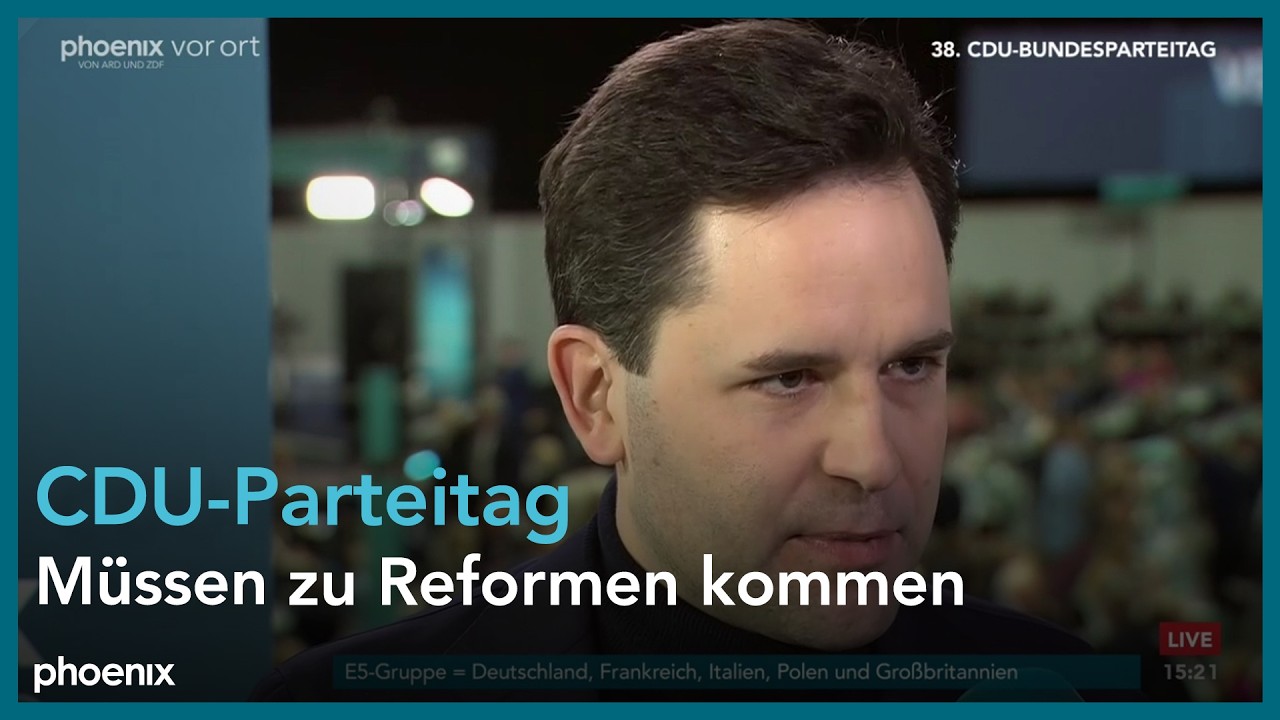 Johannes Winkel beim CDU-Parteitag am 20.02.26