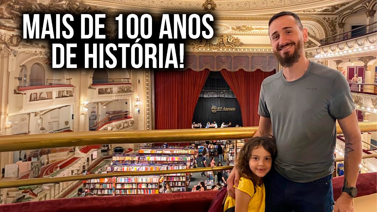Buenos Aires: Visitamos a livraria MAIS LINDA do mundo! #02