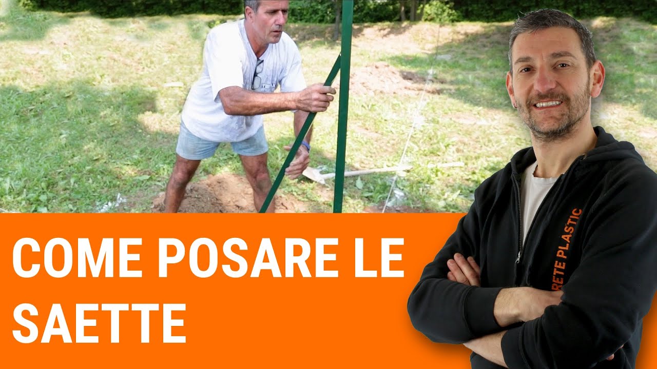Come posare le saette in una recinzione