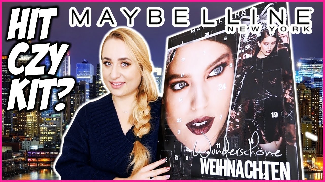 Otwieram CAŁY KALENDARZ Maybelline 😱
