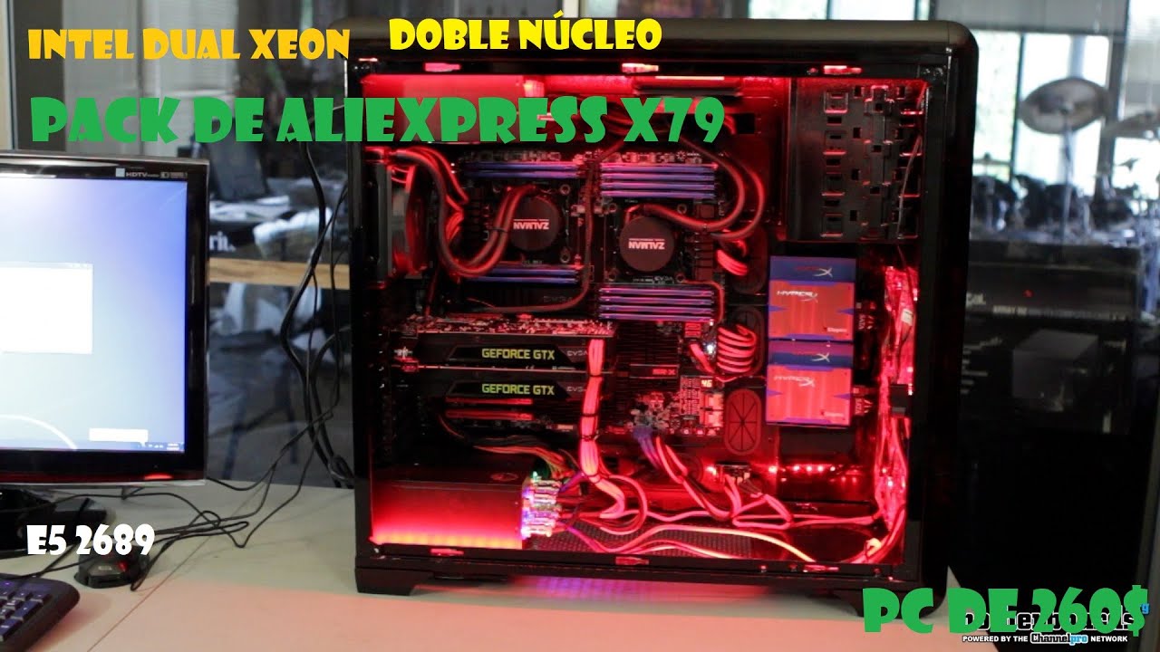Mi nueva Bestia!! Intel Dual Xeon , PC gaming,trabajo de doble núcleo E5-2689 (GUÍA de compra)
