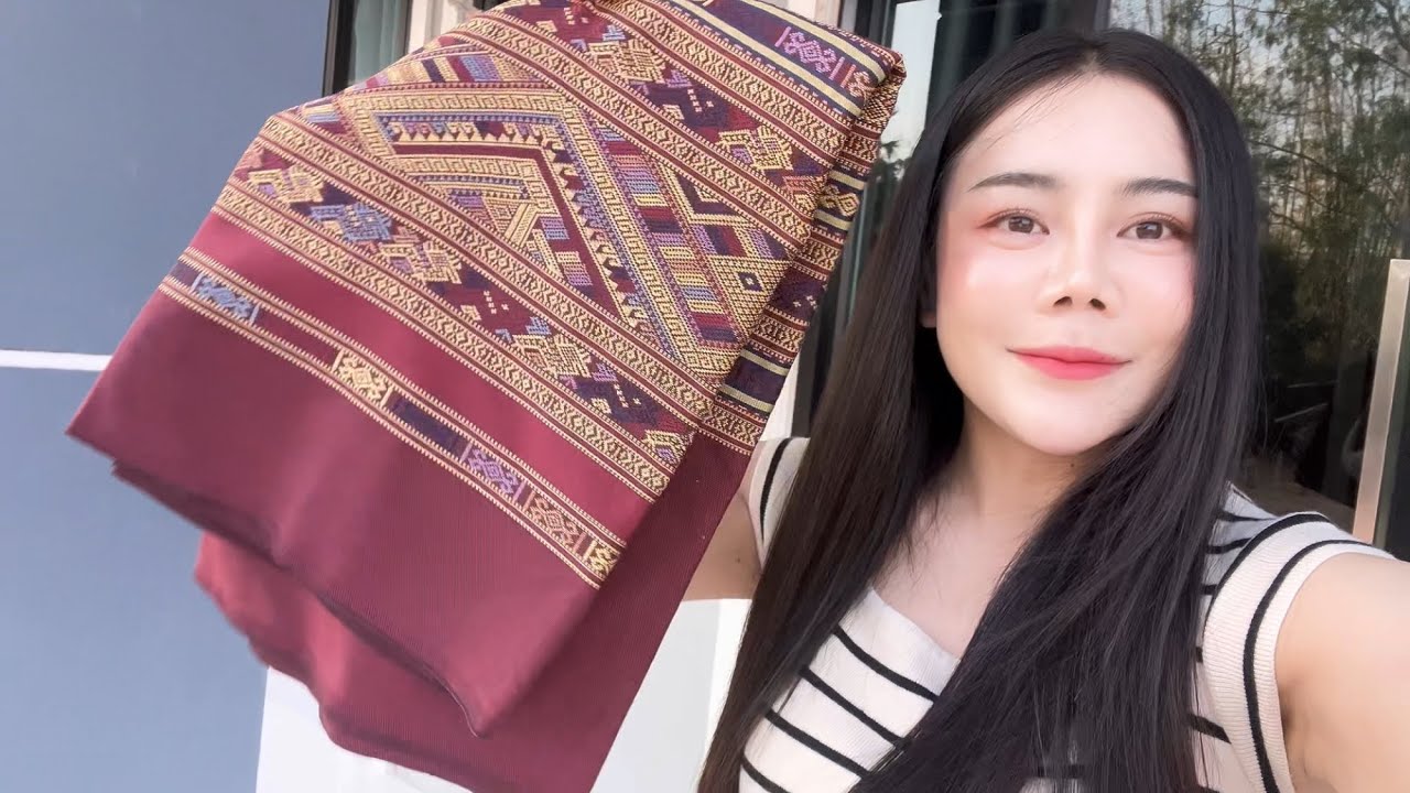 หาตัดซิ่นใส่งานดองอีกแล้วหาเงินใส่ซองนำกะบ่ทัน😅ຕັດຊິ້ນໃສ່ງານດອງ
