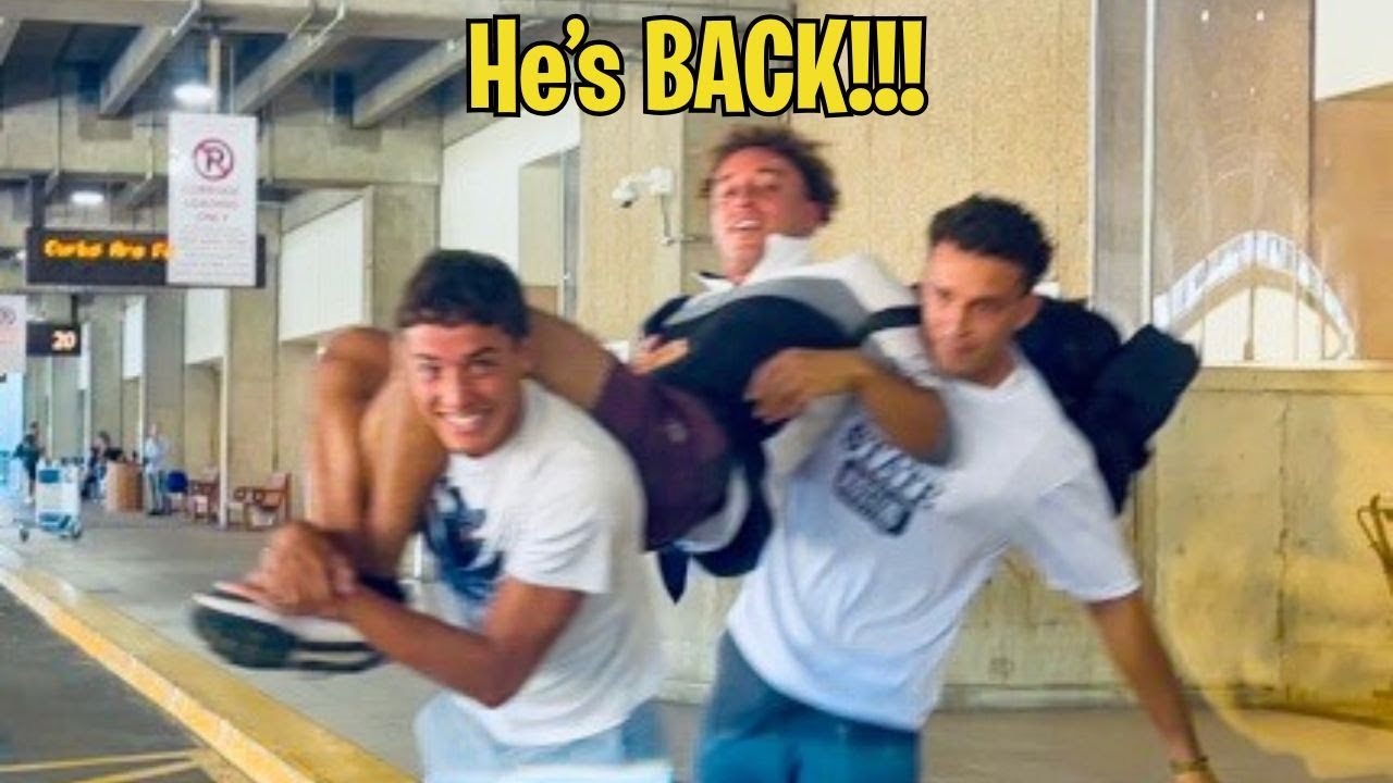 Lots of EXCITEMENT at the AIRPORT! 🤣 They're all BACK TOGETHER AGAIN!