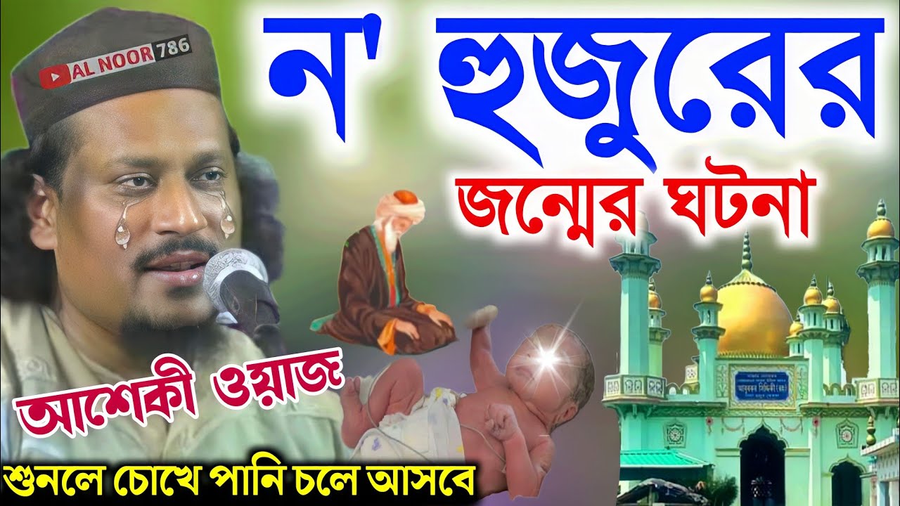 ন'হুজুরের জন্মের ঘটনা | আশেকী ওয়াজ | পীরজাদা তাহাবিব সিদ্দিকীর ওয়াজ | Pirjada Tahabib Siddiqui waz