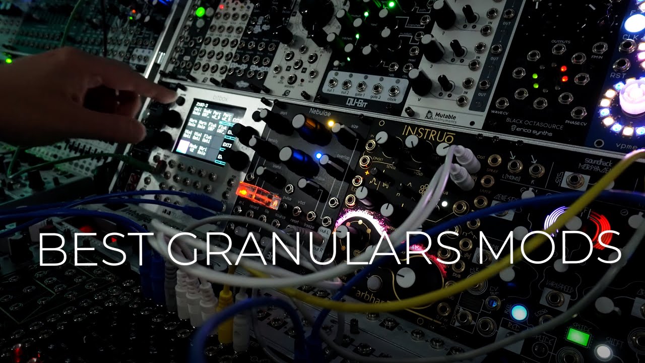 BEST EURORACK GRANULAR MODULE SYNTHS COMPARED! Arbhar, Morphagene, Nebulae.