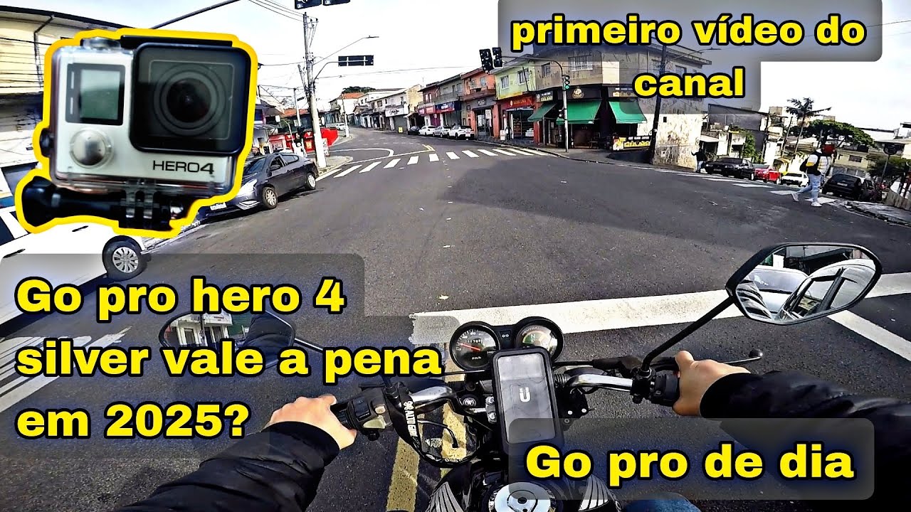 Go pro hero4 vale a pena em 2025? - Primeiro vídeo do canal- Go pro Durante o dia