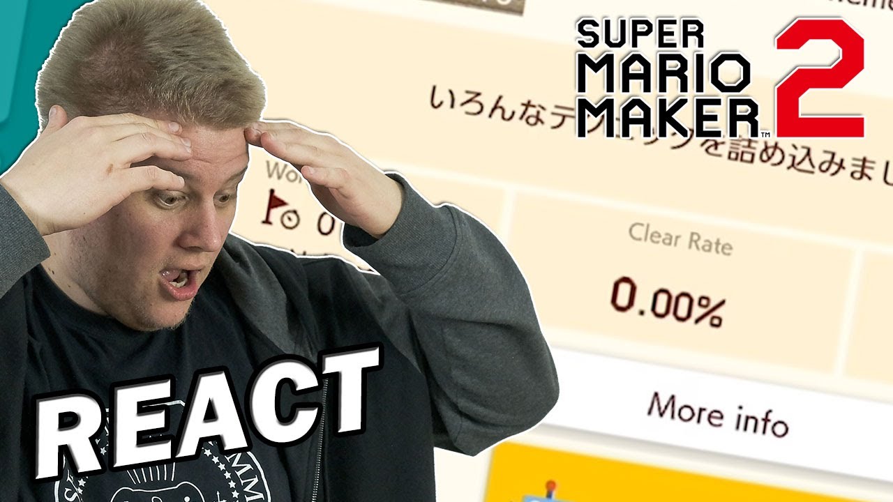 React: Härteste Mario Maker Level der Welt!?