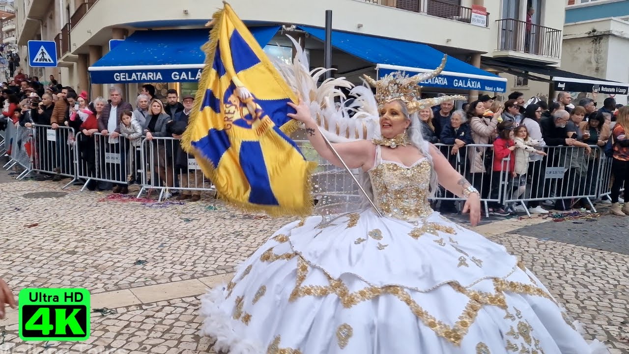 Samba Unidos de Vila Zimbra Sesimbra Carnaval 2024 Portugal 4K