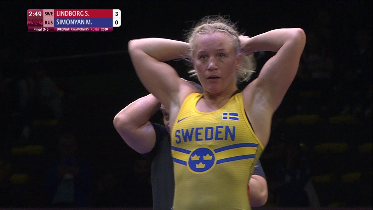 BRONZE WW - 57 kg: S. LINDBORG (SWE) v. M. SIMONYAN (RUS)