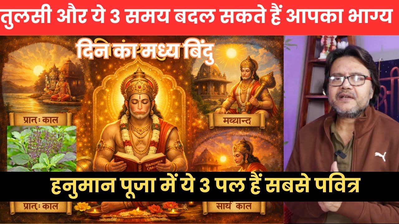 तुलसी और ये 3 समय बदल सकते हैं आपका भाग्य हनुमान पूजा में ये 3 पल हैं सबसे पवित्र, hanuman Bhakti