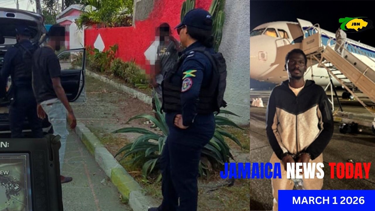 Jamaica News Today Sunday March 1, 2026 | Manhunt launched for cop's spouse/JBNN