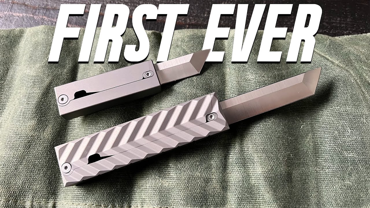 These unique Gravity Knives are the first with this feature! (DCC MagSlide/MiniSlide)