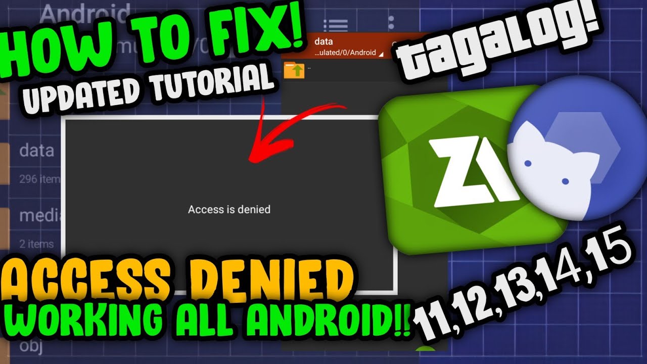 How to fix Access Denied Zarchiver Working all android 10,11,12,13,14,15 | Tagalog Tutorial|Proff.Cj