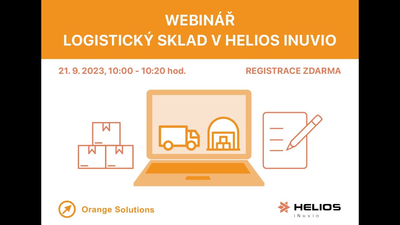 Webinář: Logistický sklad v HELIOS iNuvio