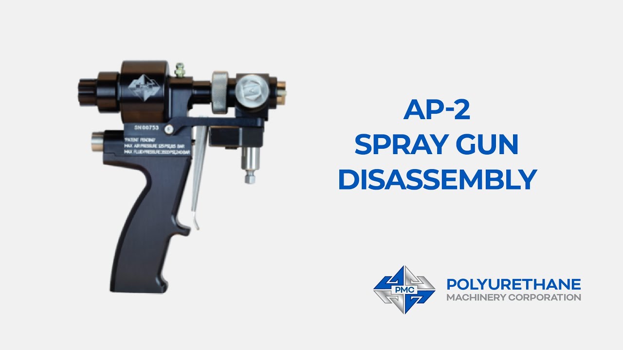 AP-2 Spray Gun Technical Video- Disassembly