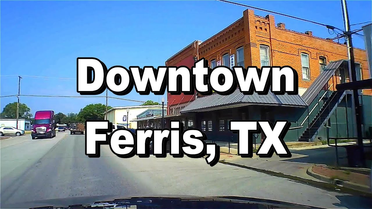Driving Downtown Ferris, TX (Dash Cam)