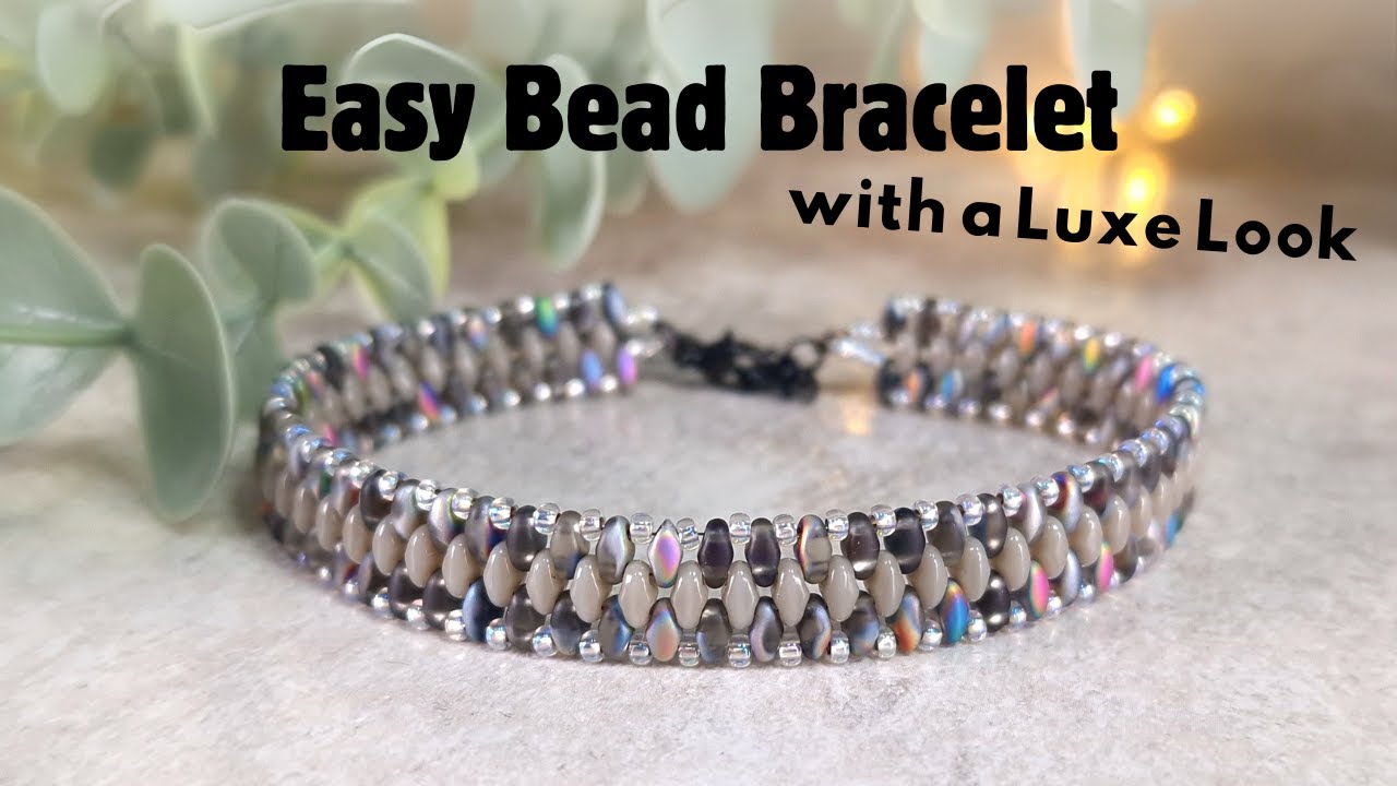 Stunning Bracelet with Matubo Miniduo Beads – Step-by-Step DIY