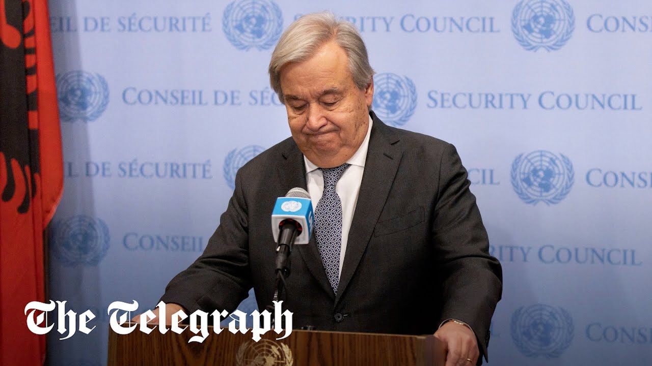UN Chief denies accusations he tried to justify Hamas attacks