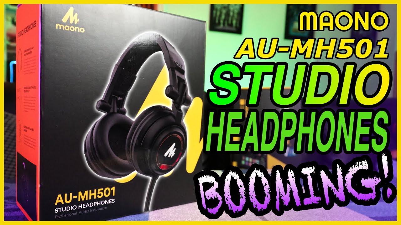 Studio Headphones for Gaming Under $100 | Maono AU MH501 Review