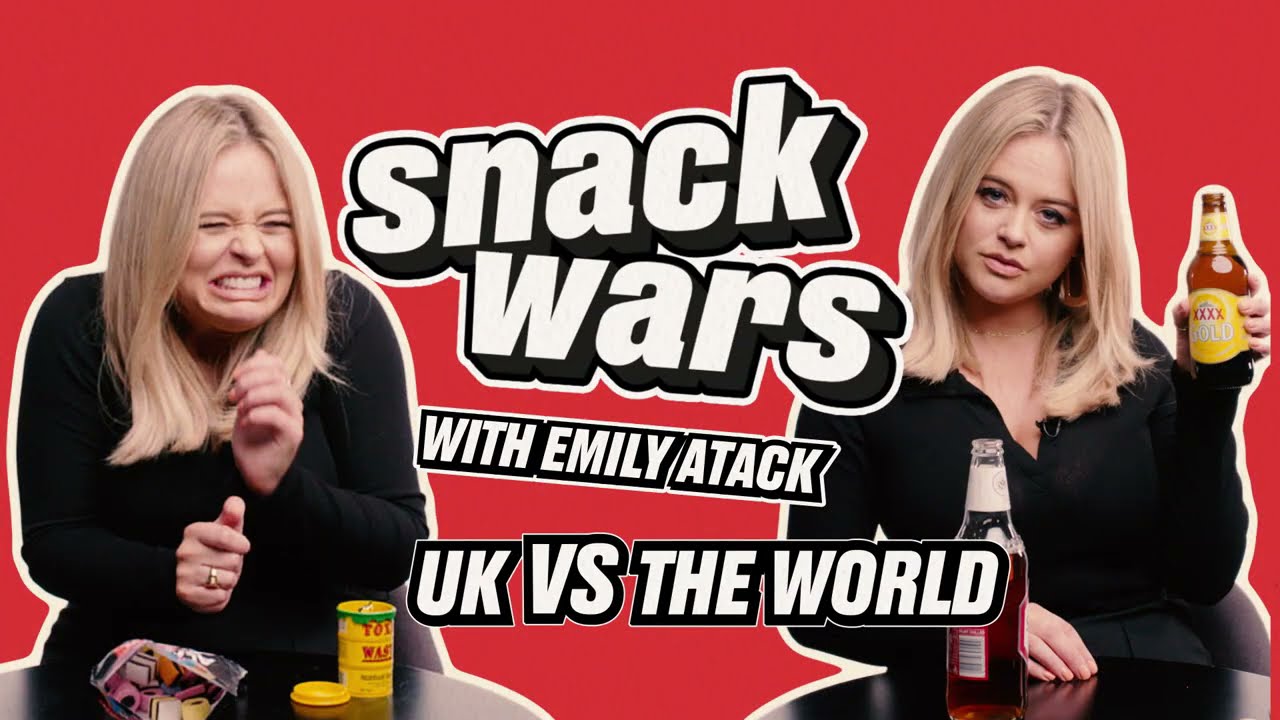 Emily Atack Gets Grossed Out By Snacks From Around The World | Snack Wars