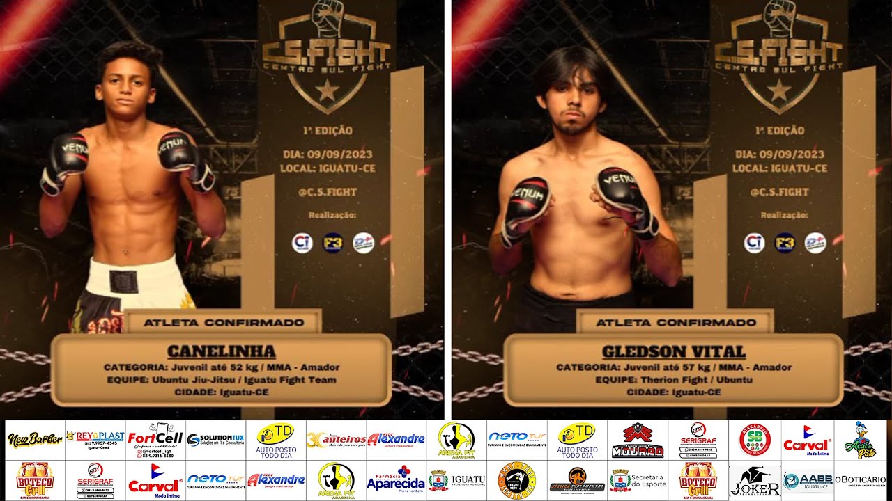 CANELINHA X GLEDSON VITAL | CENTRO SUL FIGHT #1