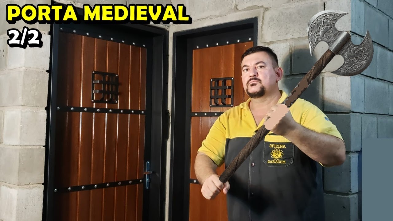 Curso de Serralheiro 81 - Como Fazer Porta Estilo Medieval Parte 2/2