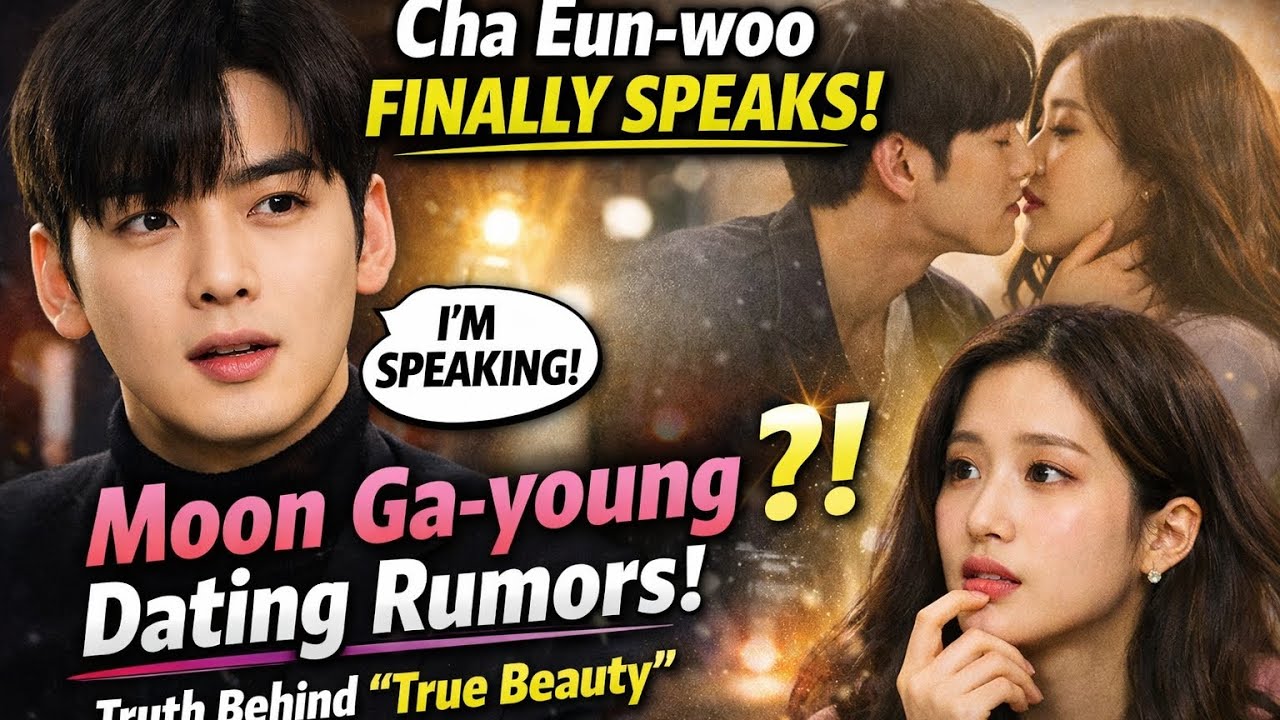 Cha Eun-woo Finally Speaks on Moon Ga-young Dating Rumors | Truth Behind True Beauty