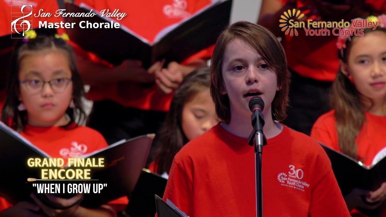 When I Grow Up choral version
