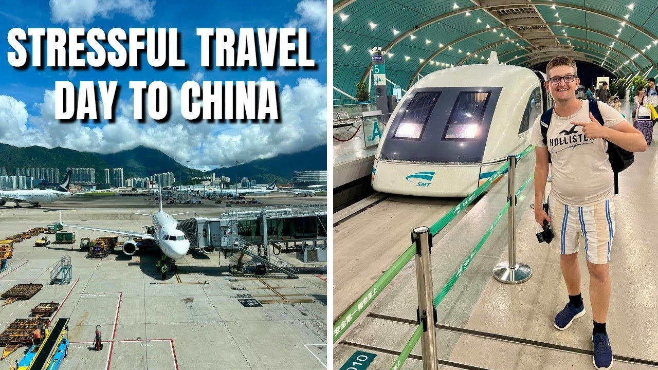 Our STRESSFUL Travel Day To Shanghai, China & The World's FASTEST Train!