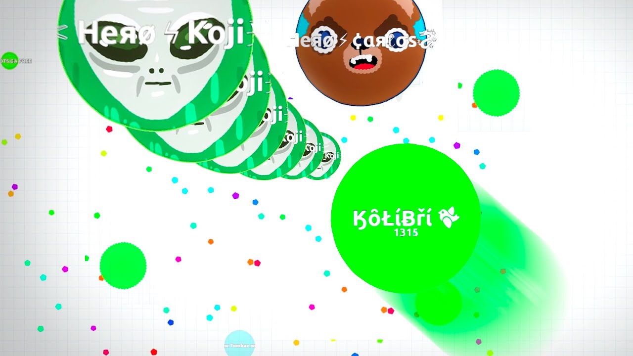 Agar.io -  Solo Trick Split // EXTREME AGARIO SOLO GAMEPLAY