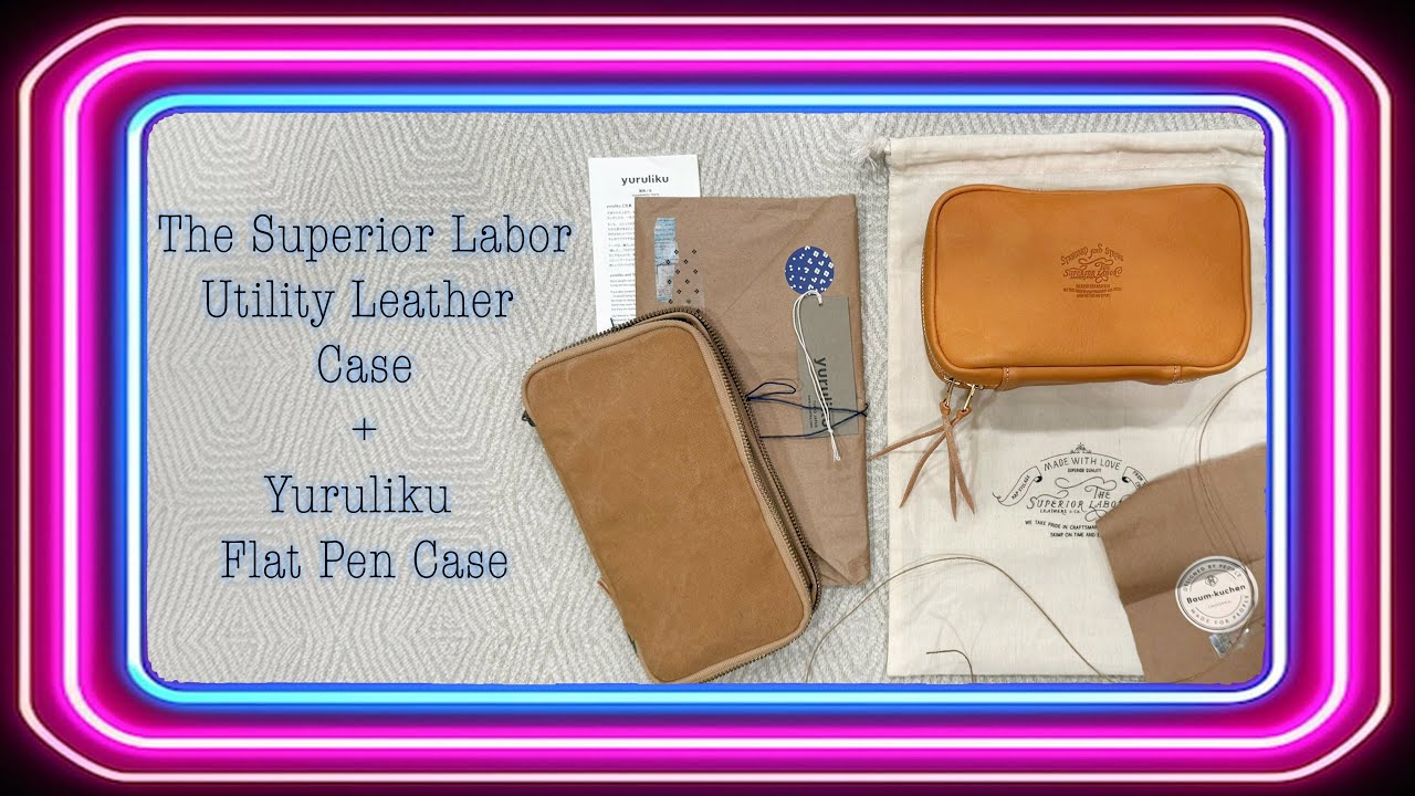 The Superior Labor Utility Leather Case + Yuruliku Flat Pen Case